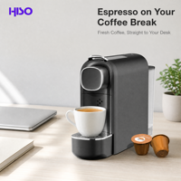 Mesin Pembuat Kopi Steam Amerika Ringkas 20 Bar Tekanan 1400W Pemanasan 40 Detik Baki Tetes Lepas Pasang ABS Tangki Air 600ml Untuk Penggunaan di Rumah