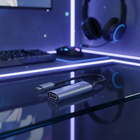 Adaptador USB-C 1080P para Transmisión en Vivo, Grabación de Videojuegos, Videoconferencias, Baja Latencia, Aleación de Aluminio para OBS, Xbox, Laptop, iPad, iMac