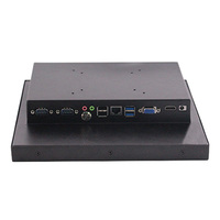 10 pouces boîtier en métal personnalisé écran tactile PC avant IP65 tactile capacitif Windows panneau industriel PC avec lecteur POE RFID