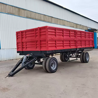 Bac de transport agricole universel en acier/galvanisé pour remorque de tracteur, bac de logistique agricole