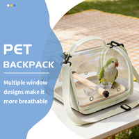 Cage à oiseaux portable pour perroquet avec fermeture éclair, grande cage à perroquet portable essentielle, légère et respirante