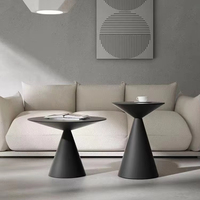 Ensemble de canapés de salon modernes et créatifs avec petite table basse Table d'angle ronde simple pour meubles de chambre à coucher