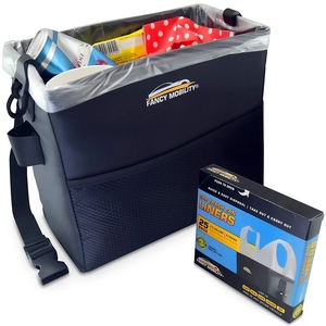Custom Pattern Premium Car Back Seat Storage hanging car organizer car trash bag