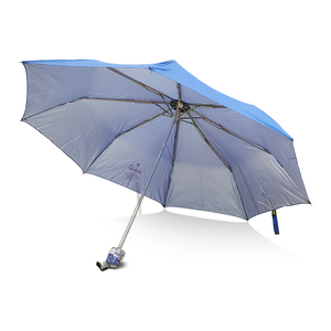 Parapluie compact pliable Chhaya 3 sections pour hommes et femmes, avec armature en acier inoxydable, léger et idéal pour les voyages - Product Image 5