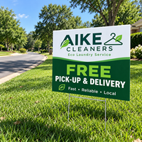 Panneaux de signalisation en plastique alvéolaire PP ondulé pour extérieur, économiques et durables, pour campagnes immobilières et enseignes de jardin personnalisées