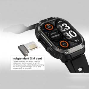 Reloj Inteligente DM63 2024 con Pantalla Grande, 4G, <span class=keywords><strong>Wear</strong></span> <span class=keywords><strong>OS</strong></span>, Tarjeta SIM, Cámara, Asistente de Voz con IA, Relojes Móviles Deportivos con Wifi y Posicionamiento para Android - Product Image 5