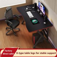 Table d'ordinateur de jeu pour cybercafé, durable, robuste et pratique, idéale pour chambre d'étudiant et étude