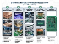 Fabricación y Ensamblaje de Tarjetas de Circuito Electrónico PCB, Servicio OEM de PCBA, Experto en PCB para Pedidos de Todo Volumen