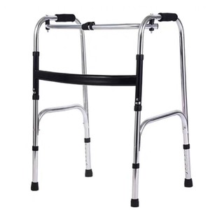 Andador de Acero Inoxidable Plegable de Una Sola Pieza con 6 Ajustes de Altura y Almohadillas Antideslizantes Gruesas para Asistencia a la Movilidad de Personas Mayores - Product Image 5
