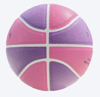 Balles de basket-ball en cuir de couleur taille 7 6 5 durables avec logo personnalisé couverture d'entraînement et de compétition résistant à l'usure pour une utilisation scolaire
