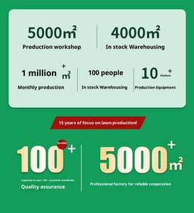 Césped Artificial Colorido Resistente a la Decoloración, Impermeable y Resistente al Fuego, con Protección UV de 35 mm, para Jardín y Paisajismo Exterior - Product Image 6