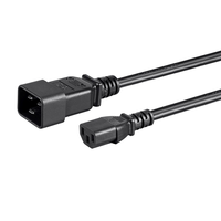 Personnalisé 1.5m IEC 320 C13 à C19 C20 3 Broches Cordon D'alimentation pour Ordinateur Portable