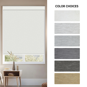 Persianas Enrollables Verticales Inalámbricas de Poliéster de Alta Calidad Personalizadas SAMADHI para Ventanas Francesas Modernas - Product Image 2