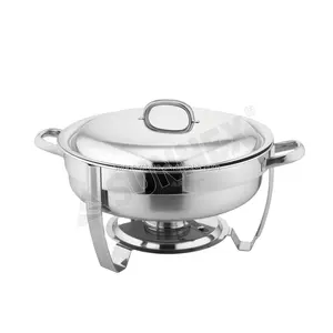 Sunnex Professional Regal Range Round Chafing Dish Set / Buffet Chafer, Hotel Catering Equipment 6.8ltr.