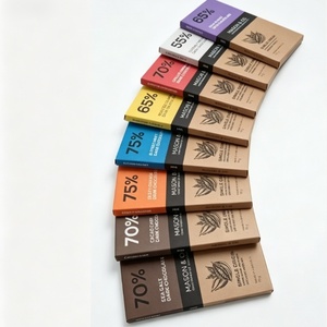 Boîte à chocolat personnalisée en relief, finition or et argent de luxe, emballage en carton alimentaire pour chocolat, desserts et confiseries - Product Image 2