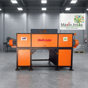 Broyeur de tissu FRP de qualité supérieure, à double arbre, semi-automatique, 500 kg/h, machine de broyage de plastique pour le recyclage des déchets industriels - Product Image 1