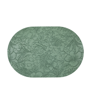 Tapis de table ovale européen en cuir gaufré et sculpté, pour usage domestique, imperméable, résistant à l'huile, écologique, personnalisable, moderne - Product Image 6
