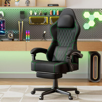 Kursi Gaming Anji Murah Sampel Gratis Ergonomis Reclining Silla Gamer PC dengan Speaker dan Pijat