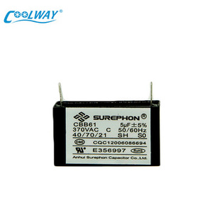 Nhà Máy Bán Hàng Trực Tiếp Cbb61 450V Nguồn Điện Điều Hòa Không Khí Phù Hợp Nhựa Chạy Tụ Fan Bắt đầu Tụ Điện - Product Image 3