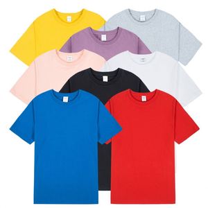 Custom High Quality Heavyweight 240 Gsm T-shirt Oversized Blank T Shirts Custom Screen Printed Graphic Cotton Mens Tshirt - Product Image 3