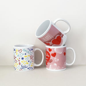 Tazza da <span class=keywords><strong>Caffè</strong></span> per San Valentino a Doppio Strato Isolata, Elegante e Portatile con Coperchio Sigillato in Ceramica - Product Image 2