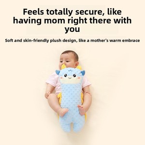 תינוק תינוק ישן כרית צד שינה גב תמיכה בטיחות כרית קטיפה עיצוב צעצוע נגד אבק קרדית 100% פוליאסטר - Product Image 2