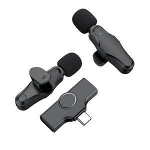 ไมโครโฟนไร้สาย K21 Mini ระดับมืออาชีพ ไมโครโฟนคู่ 1 ต่อ 2 บันทึกเสียงวิดีโอ HD ไมโครโฟนไร้สาย - Product Image 4