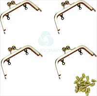 MZ haute qualité perle ronde argent bricolage portefeuille cadre Bitray baiser fermoir serrure matériel décoration bricolage bagage sac accessoires de couture
