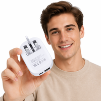 Produits les plus vendus 2026 : Chargeurs et adaptateurs de voyage ultra-minces et rapides, chargeur mural pliable 20W avec prise UK, chargeur PD QC GAN