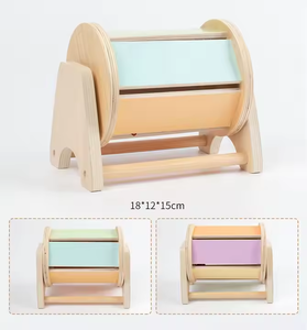 Jeu complet <span class=keywords><strong>Montessori</strong></span> <span class=keywords><strong>Tiroir</strong></span> à boules en bois Boîte cible Jouet éducatif pour développement des enfants Boîte à monnaie en bois naturel - Product Image 5