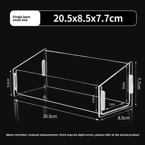 Hiện Đại Trong Suốt Thân Thiện Với Môi Acrylic Thang Hiển Thị Đứng Làm Tay Mù Hộp Lưu Trữ Giá Cho Nước Hoa Rượu Vang Đồ Uống - Product Image 6