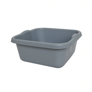 Cubo Cuadrado de 14 Litros, Gris, de Polipropileno, Multiusos, para Lavado y Almacenamiento - Product Image 3