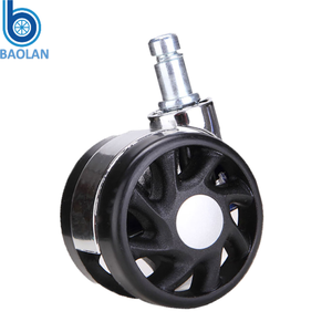 OEM 2,5-Zoll-Rollen 60mm schwarze Nylon-Lenkräder mit einstellbarer Funktion für Möbel jeder Art - Product Image 5