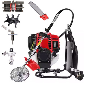 Mochila Agrícola DIY con Función de Desbrozadora de 4 Tiempos, Cortacésped 10 en 1, Cortadora de Árboles, Mini Motocultor, Piezas de Desbrozadora de Gasolina - Product Image 1