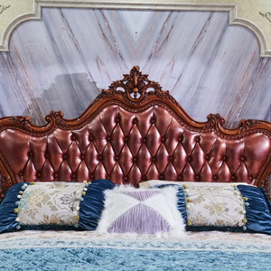 OE-FASHION de chambre à coucher de luxe en bois massif de style antique personnalisé-<span class=keywords><strong>Super</strong></span> <span class=keywords><strong>King</strong></span> <span class=keywords><strong>Size</strong></span> pour meubles de maisons de luxe - Product Image 2