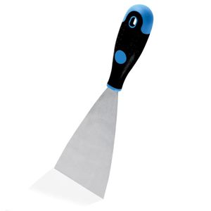Putty Knife 6Cm Carbon Steel Blade Non Slip Handle Wall Drywall Scraper Tool - Product Image 1