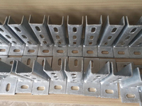 Rail et support de fixation pour panneaux photovoltaïques galvanisés à chaud sur mesure pour ferme solaire, accessoires de montage robustes