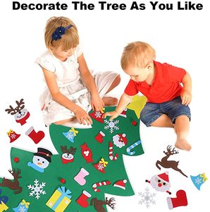 2025 nuova decorazione ecologica dell'albero di natale materiale in feltro, altri accessori per facciate continue - Product Image 6