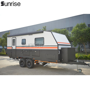 Caravana todoterreno de lujo, fabricante de China, 17 y <span class=keywords><strong>18</strong></span> pies, 4 literas, vehículo recreativo, Camper, remolque, turismo - Product Image 2