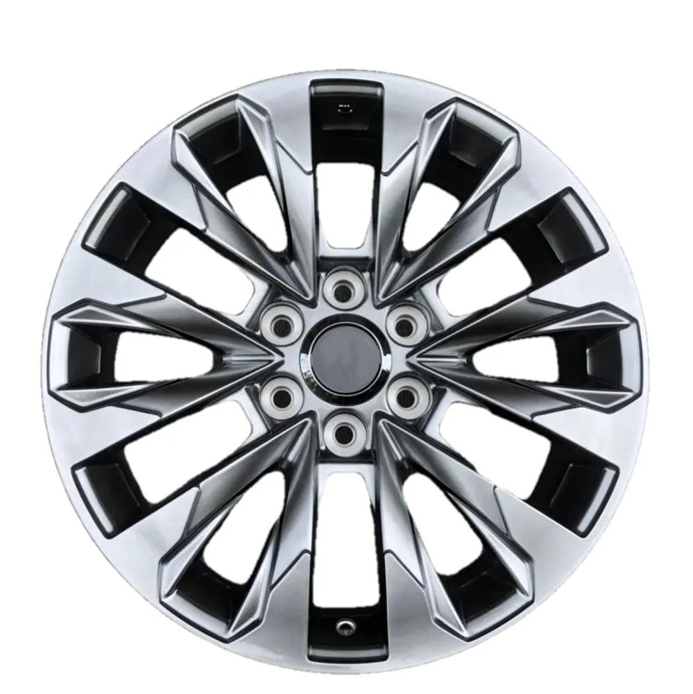 Best selling 18x8 20x8 inch alloy wheels 4x4 car rims hyper black with PCD 6x139.7 for TOYOTA Land Cruiser