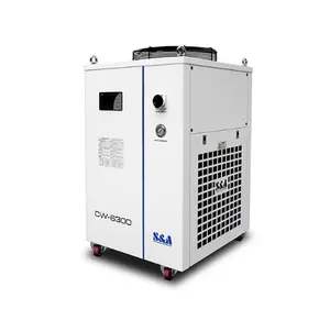 Refrigeratore di raffreddamento ad acqua di fabbrica capacità di raffreddamento 8500W, refrigeratore laser, refrigeratore industriale 45L CW-6300