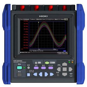 เครื่องบันทึกคลื่นไฟฟ้าแบบพกพา Hioki MR8880 4 ช่องสัญญาณ ความถี่ 100kHz หน้าจอ TFT 5.7 นิ้ว หน่วยความจำ 14 บิต รุ่นที่ 3 รองรับแรงดันสูง 600V - Product Image 1
