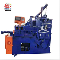 Machine entièrement automatique de fabrication de cintres en fil d'acier galvanisé et plastique pour vêtements