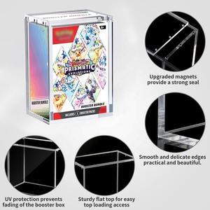 Acryl Magnetischer UV-Schutz Pokemon Booster Bundle Box Schutzhülle mit Magnetdeckeln Acryl Booster Bundle Etui - Product Image 3