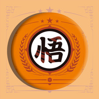 Badge en métal Goku Super Saiyan, imprimé sérigraphié, technique de marquage, cadeau d'affaires rond