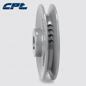 CPT besi cor AK61 v-belt Pulley Sheave alur tunggal dengan 5.95 "OD untuk sabuk A, 4L, 3L - Product Image 3