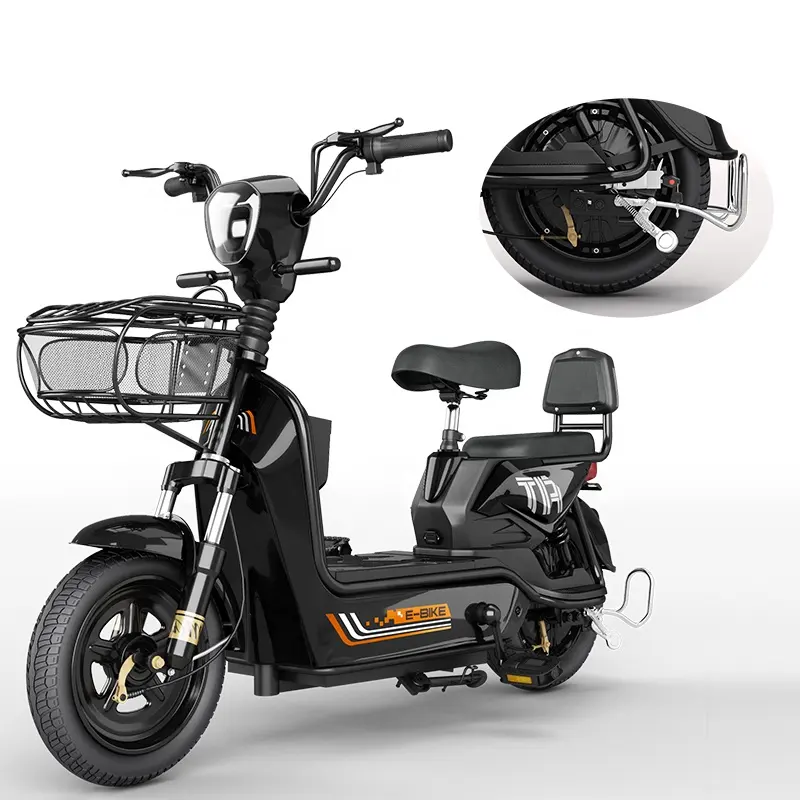 350w brushless मोटो विरोधी चोरी अलार्म शक्तिशाली बैटरी जीवन बिजली साइकिल बाइक