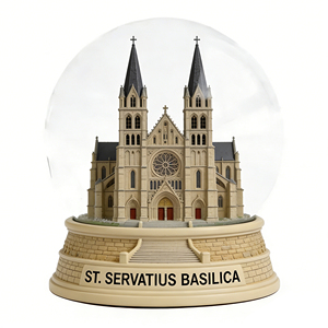 Globe à neige personnalisé en résine Pays-Bas Nouvelle Église de <span class=keywords><strong>Delft</strong></span> pour souvenirs religieux, cadeaux de voyage et objets de collection - Product Image 4