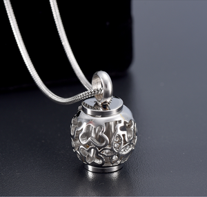 Bella Farfalla Della Cavità Ceneri Ciondolo Pendente Della Collana di Gioielli Cremazione Urne Memoriale Ceneri Holder Lanterna Urne Per Le Ceneri - Product Image 5