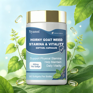 Extrait de Horny Goat Weed en gélules molles 800mg 90 pièces – Complément Herbal pour Soutenir la Force Physique et Maintenir la Vitalité Quotidienne des Hommes - Product Image 3